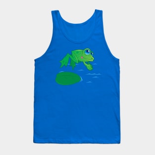 Diving Frog Tank Top